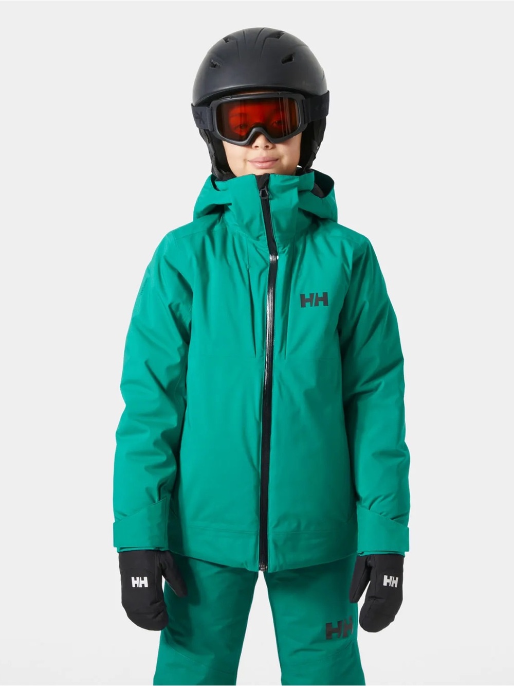 Helly Hansen Green Juniors Alpha Ski Jacket in Signal Green Sz 14
